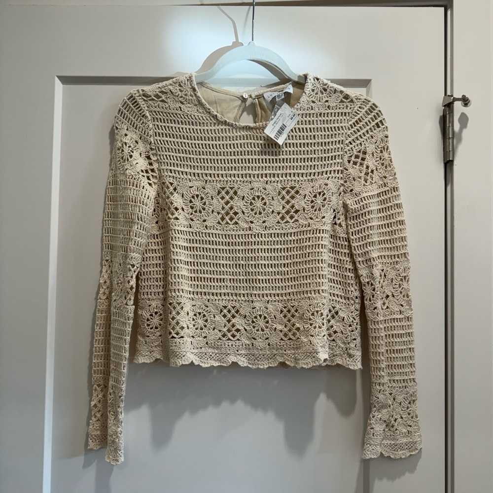 NWT | Lucy Paris: Crochet Top in Size Small